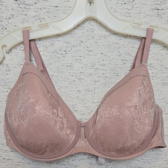 Soma Lightest Lift with Smooth Lace Bra Adobe Rose Nude Full Coverage - Picture 1 of 9